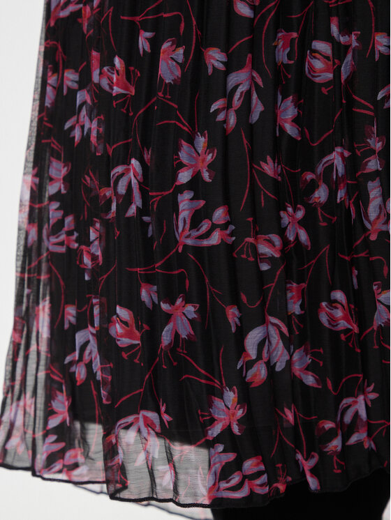 Vila Vila Fustă plisată 14090056 Negru Regular Fit