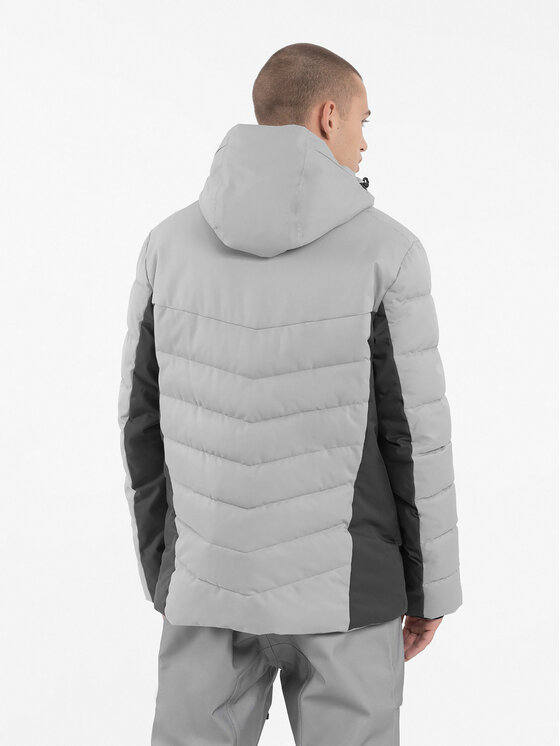 4F 4F Скиорско яке 4FAW23TDJAM278 Сив Regular Fit
