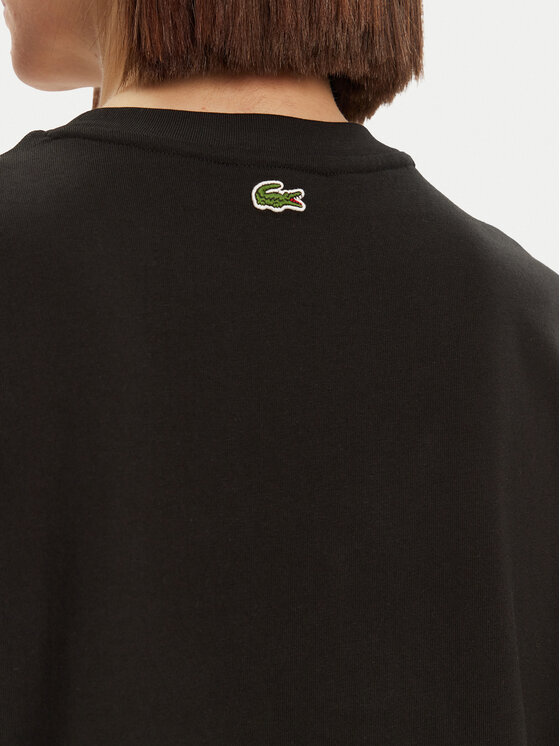 Lacoste Lacoste Sukienka codzienna EF9573 Czarny Regular Fit