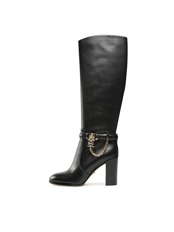 MICHAEL Michael Kors MICHAEL Michael Kors Zimske čizme Hamilton Heeled Boot 40F3HAHB5L Crna