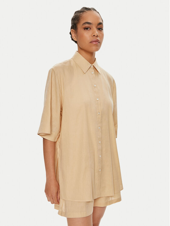 HUGO Hugo Сорочка Etilliana 50515276 Бежевий Regular Fit