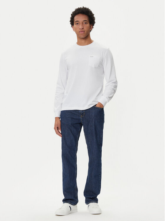 Guess Jeans Guess Jeans Hosszú ujjú M5BI77 K8FQ4 Fehér Regular Fit