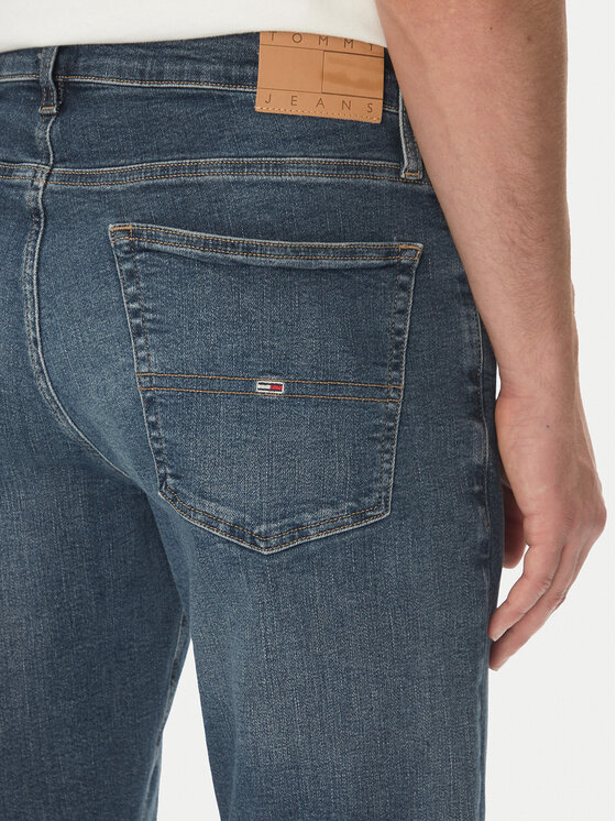 Tommy Jeans Tommy Jeans Džinsai Ryan DM0DM21097 Tamsiai mėlyna Slim Fit