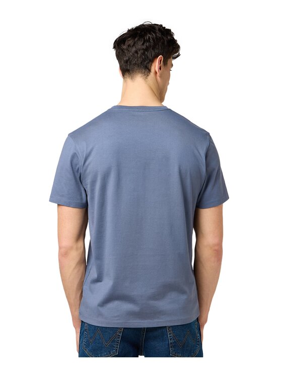 Wrangler Wrangler T-Shirt 112371414 Niebieski Regular Fit
