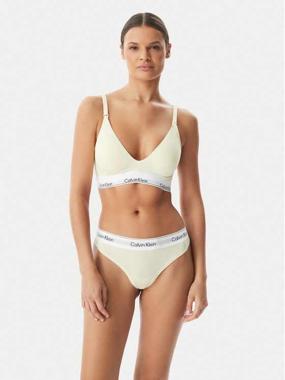 Calvin Klein Underwear Calvin Klein Underwear Nederček za dojenje LV00QF8506 Kremna