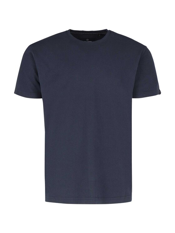 Volcano Volcano T-Shirt TM-FROST Granatowy Regular Fit