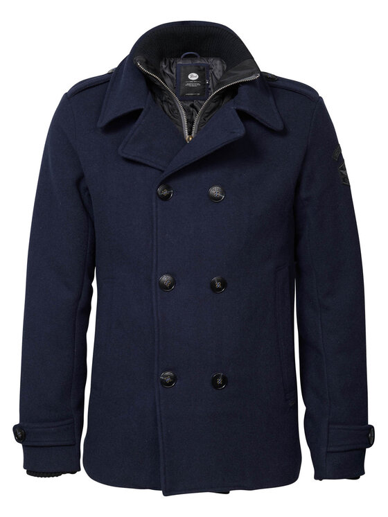 Petrol Industries Petrol Industries Wollmantel M-3030-JAC102 Dunkelblau Regular Fit