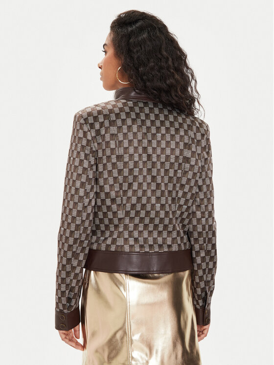 Guess Guess Преходно яке W4YL14 WFJ02 Кафяв Regular Fit