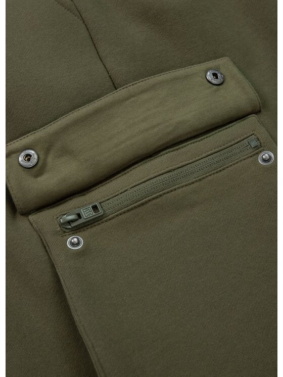PITBULL PITBULL Spodnie dresowe Spodnie Khaki Regular Fit