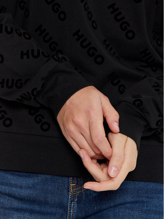 HUGO Hugo Mikina 50523400 Černá Regular Fit