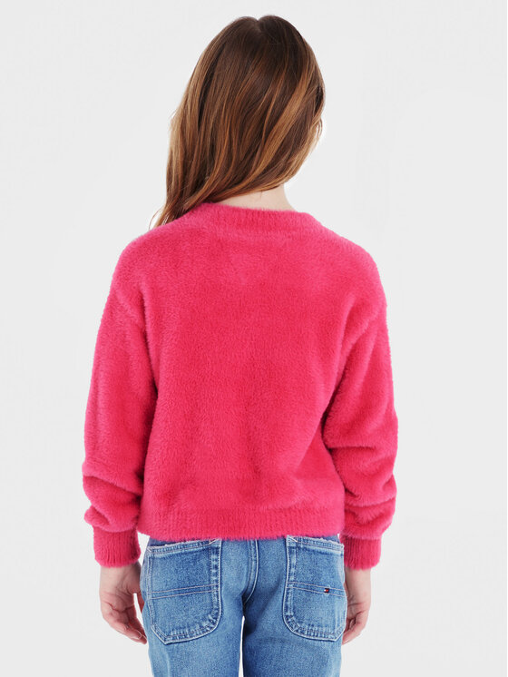 Tommy Hilfiger Tommy Hilfiger Sweater KG0KG07802 Rózsaszín Relaxed Fit
