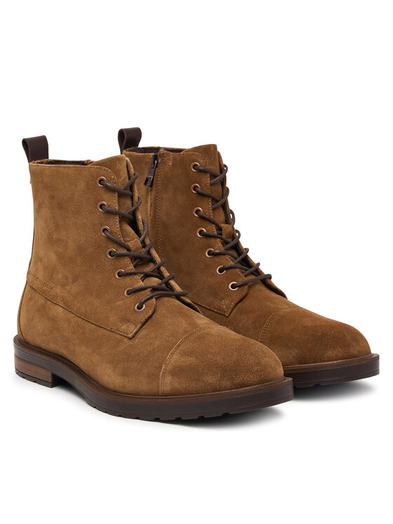 Tommy Hilfiger Tommy Hilfiger Зимни обувки Cleated Hilfiger Sde Moc Boot FM0FM05964 Тъмнокафяв