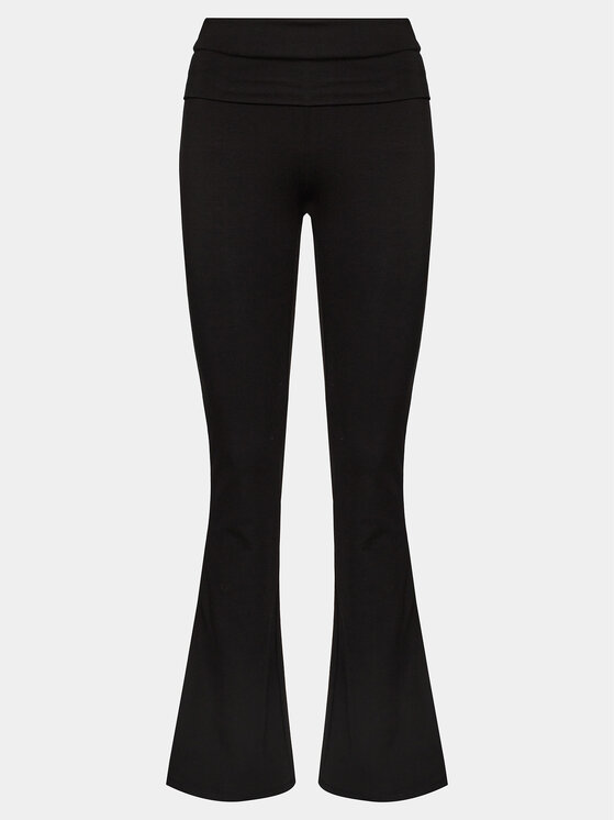 Gina Tricot Gina Tricot Stoffhose 21671 Schwarz Flare Fit