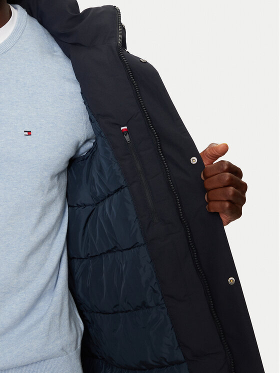 Tommy Hilfiger Tommy Hilfiger Hanorac MW0MW37369 Bleumarin Regular Fit