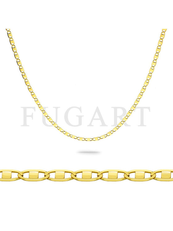 Fugart Fugart Naszyjnik Złoty łańcuszek splot Gucci 45cm Złoty