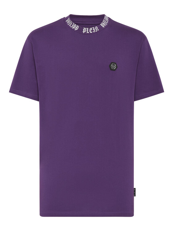 PHILIPP PLEIN PHILIPP PLEIN Tričko 763 Fialová Regular Fit