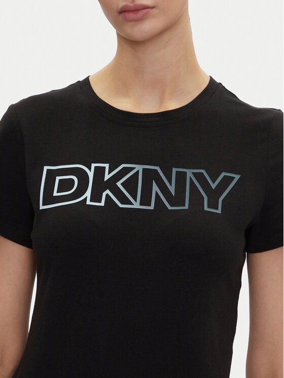 DKNY Sport DKNY Sport Тишърт DP5T1193 Черен Regular Fit