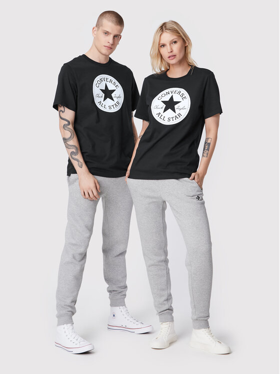 Converse Converse T-Shirt Unisex 10023854-A03 Czarny Standard Fit