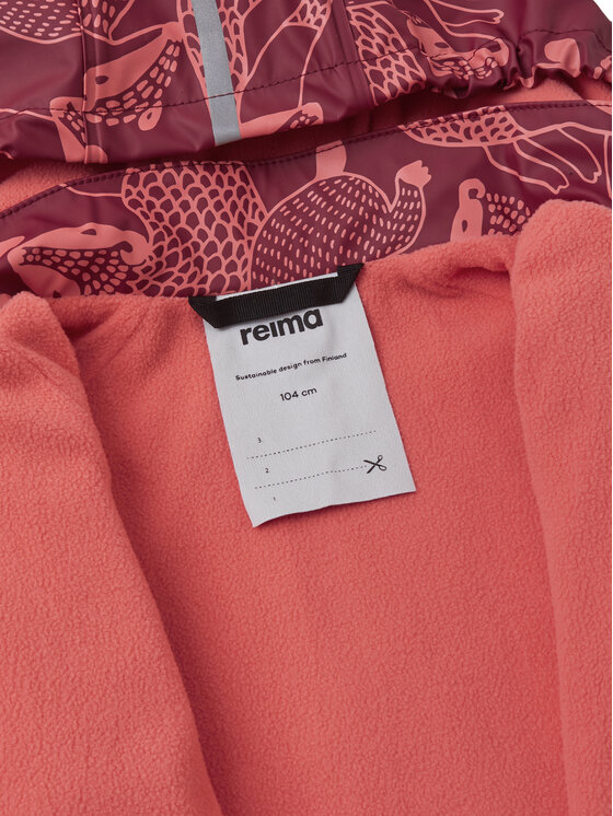 Reima Reima Vodootporna jakna Koski 5100024A Crvena Regular Fit