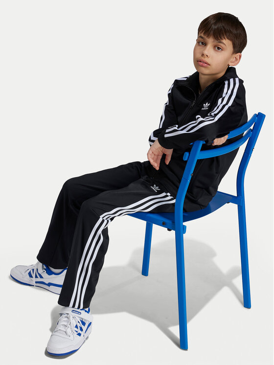adidas adidas Mikina Firebird IY9800 Čierna Regular Fit