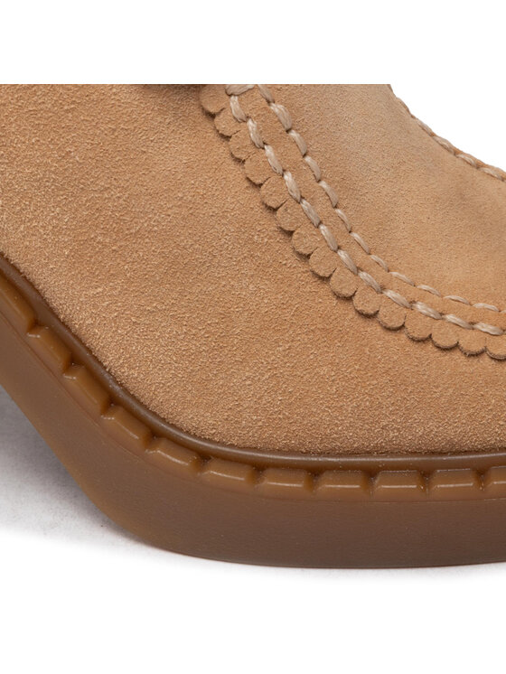 Simple Simple Stiefeletten SL-34-02-000074 Beige