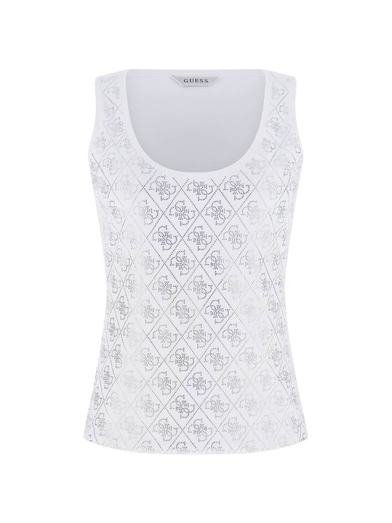 Guess Guess Top 181241 Bílá Classic Fit