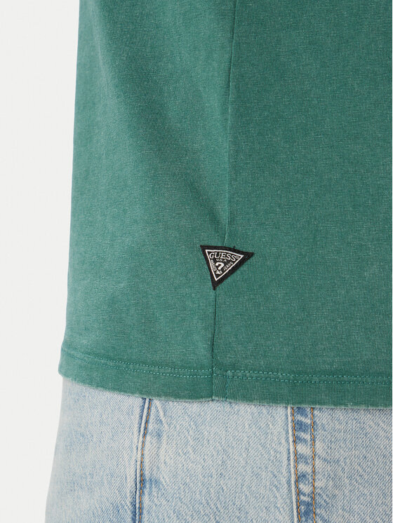 Guess Guess T-Shirt M6YI58 K4632 Πράσινο Regular Fit