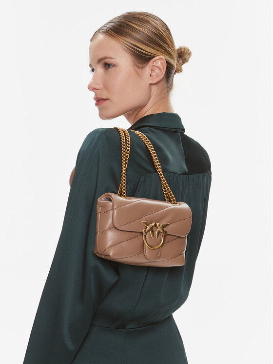 PINKO Pinko Дамска чанта Love Baby Puff C AI 23-24 PLTT 100040 A0F2 Бежов