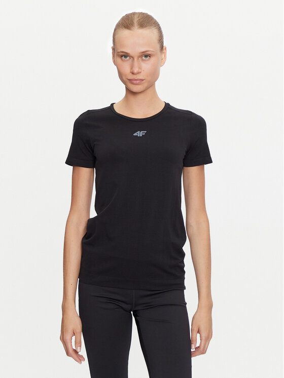 4F 4F Funkční tričko 4FWAW24TFTSF0953 Šedá Regular Fit