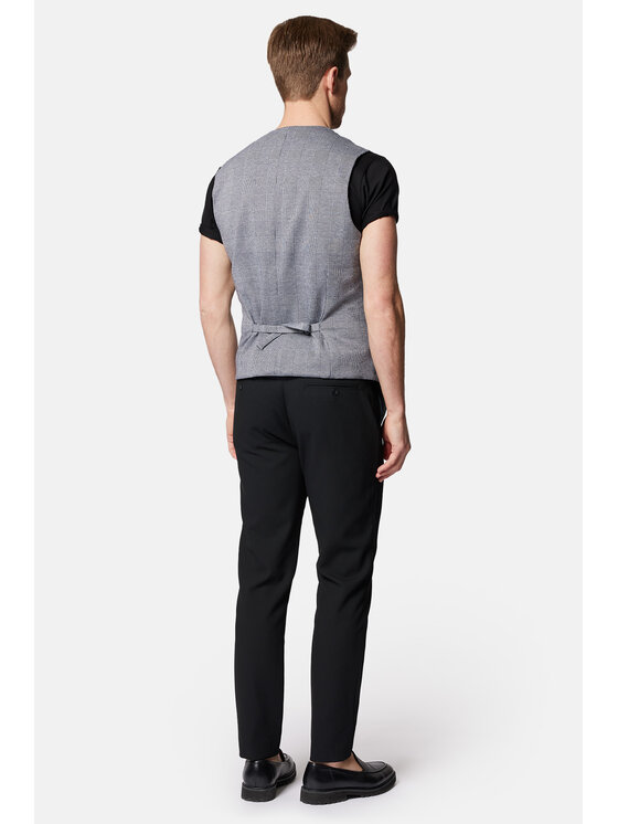 Lancerto Lancerto Kamizelka Blanco KA131124000006 Szary Slim Fit