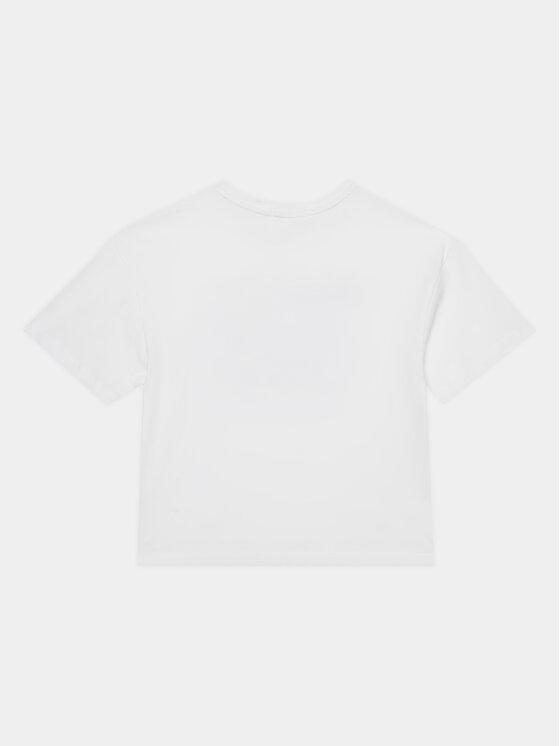 Calvin Klein Jeans Calvin Klein Jeans Majica Metallic IG0IG02340 Bela Regular Fit
