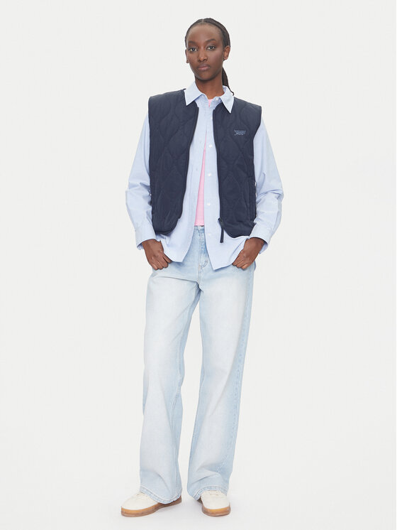 Tommy Jeans Tommy Jeans Sportovní vesta Onion DW0DW21184 Tmavomodrá Regular Fit