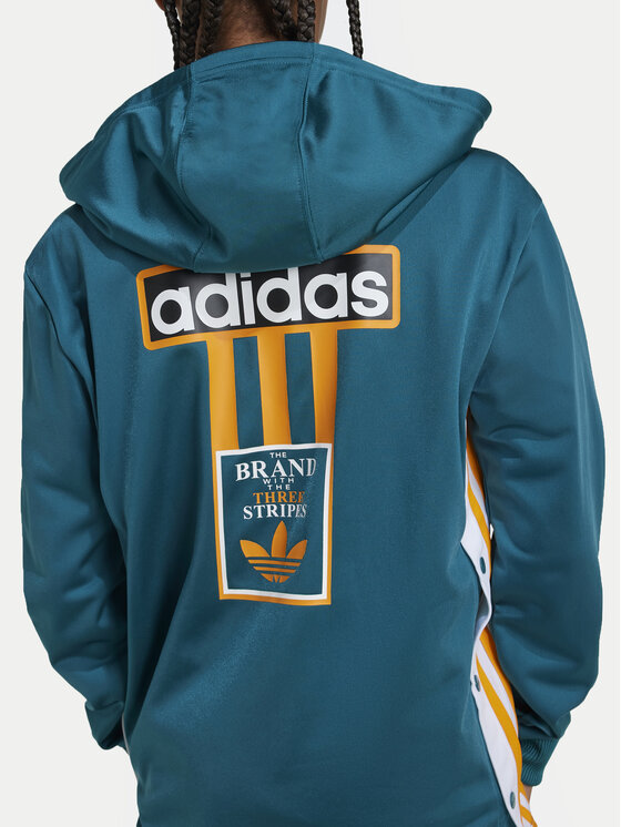 adidas adidas Mikina Adibreak IX5188 Tyrkysová Regular Fit