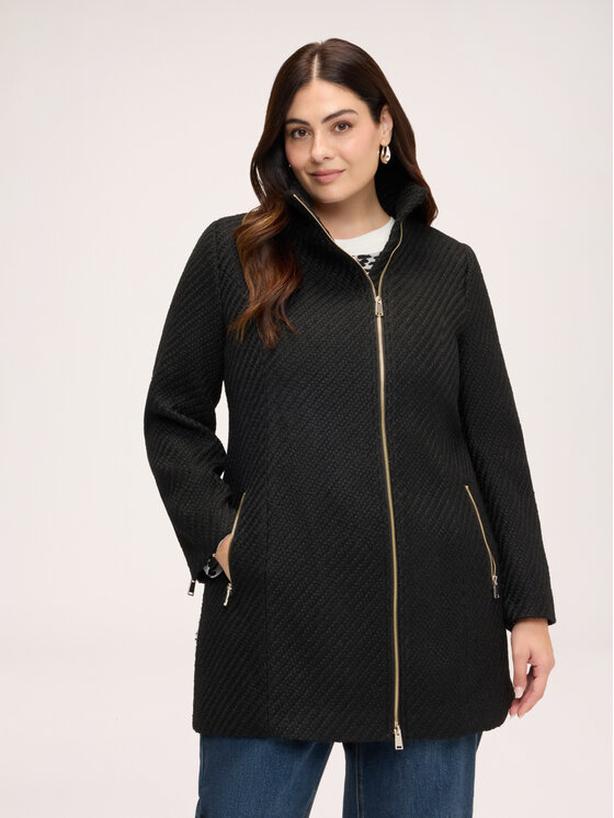 Fiorella Rubino Fiorella Rubino Cappotto invernale 8068T000421N033 Nero Regular Fit