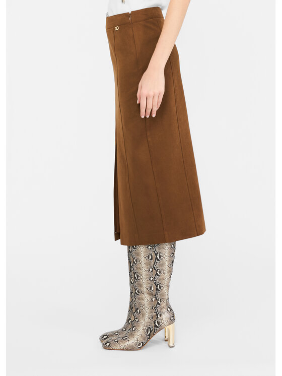 Liu Jo Liu Jo Minigonna MF5186E1090X0506 Marrone Regular Fit