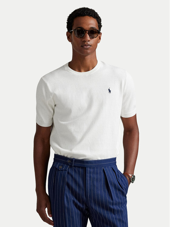 Polo Ralph Lauren Polo Ralph Lauren Tricou 710980681004 Alb Regular Fit