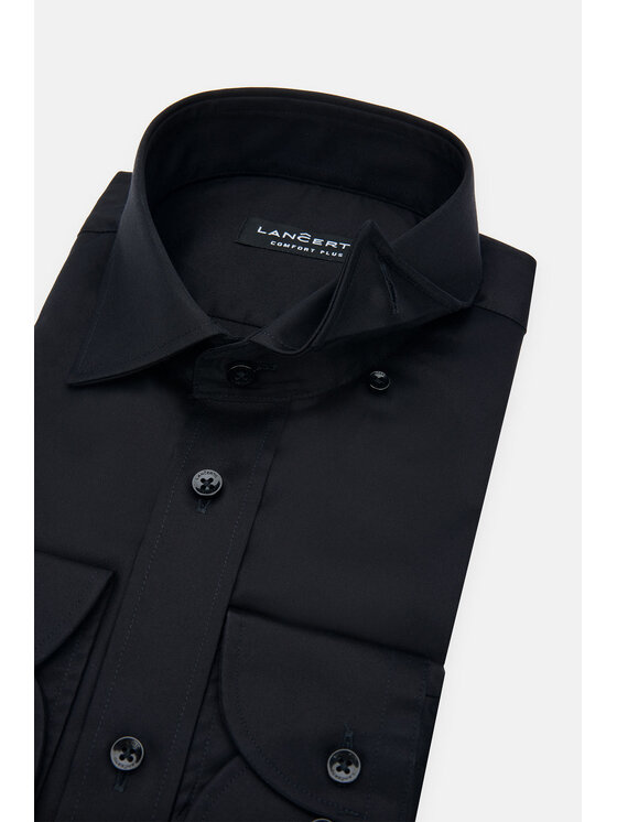 Lancerto Lancerto Koszula Blackburn KO073223000003 Czarny Regular Fit
