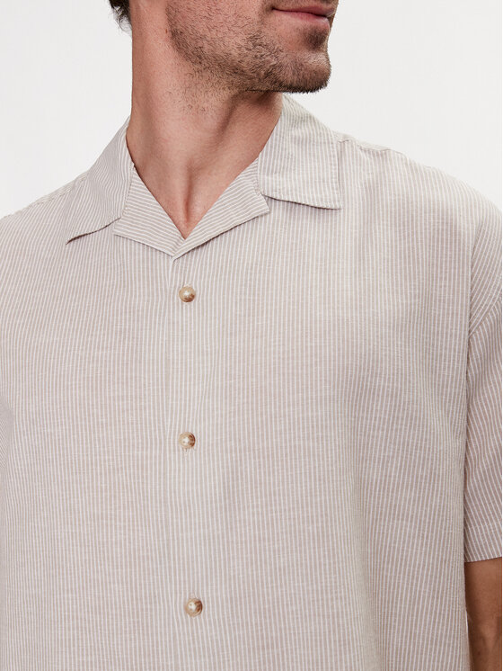 Jack&Jones Jack&Jones Сорочка Summer 12248382 Бежевий Relaxed Fit
