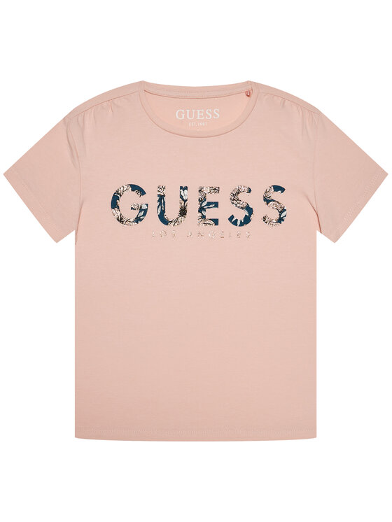 Guess Guess T-shirt K0YI03 K6YW0 Rose Regular Fit