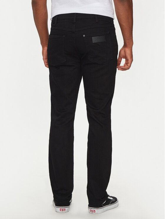 Wrangler Wrangler Дънки Greensboro 112357393 Черен Straight Fit