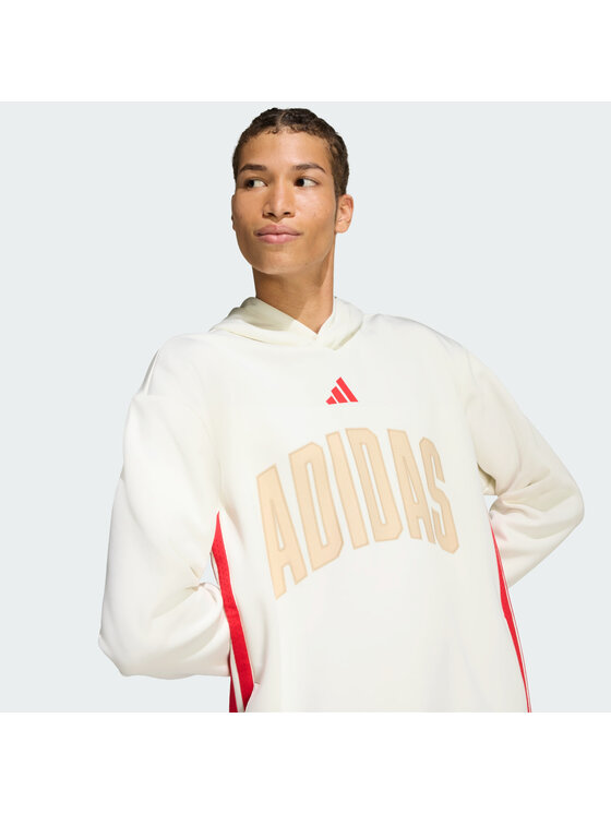 adidas adidas Bluza 161891 Biały Loose Fit