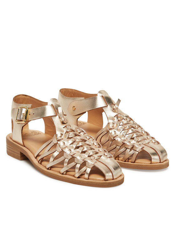 Bronx Bronx Sandalen Next-Wagon 66580-M Goldfarben