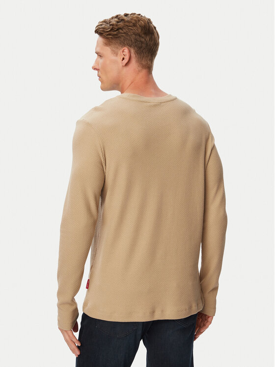 JOOP! Jeans JOOP! Jeans Longsleeve Jjj-Phineus 30103355 Brązowy jasny Regular Fit
