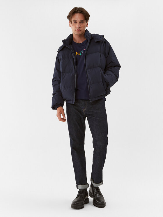 United Colors Of Benetton United Colors Of Benetton Pernata jakna 2JF8UN02Q Tamnoplava Regular Fit