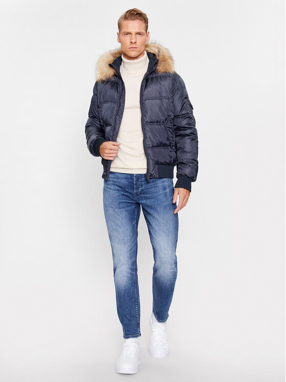 Bomboogie Bomboogie Pehelykabát JM 603P T NIW3 Sötétkék Regular Fit