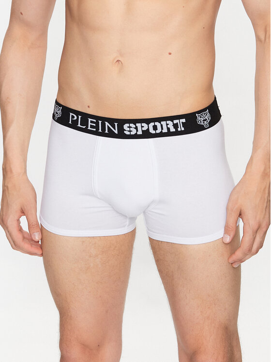 Plein Sport Plein Sport Boxer Tiger SACC MUY0356 SJY001N Bianco