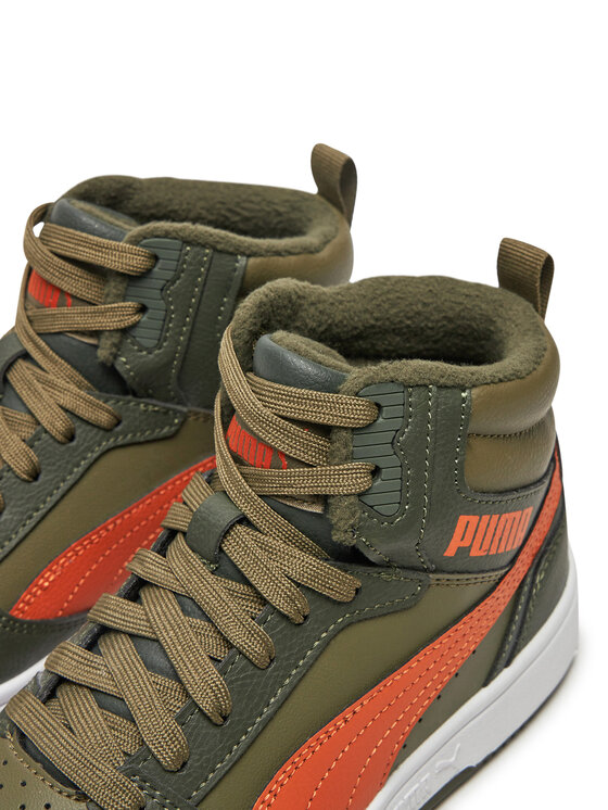 Puma Puma Tenisice Rebound V6 Mid Wtr Jr 394685 05 Kaki