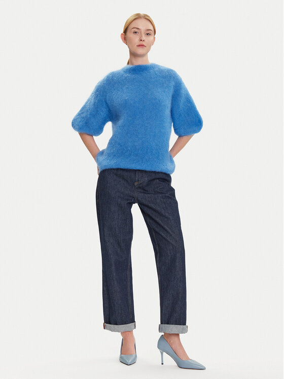 Dixie Dixie Džemperis M277Y101A Zils Relaxed Fit