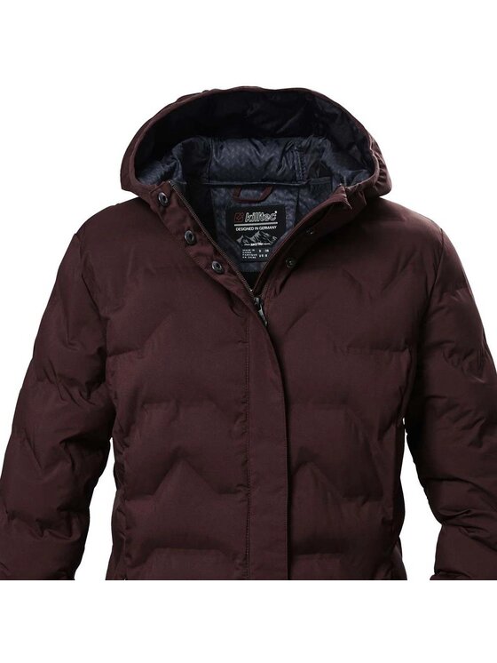 KILLTEC KILLTEC Parka 41806/447 Bordowy Regular Fit