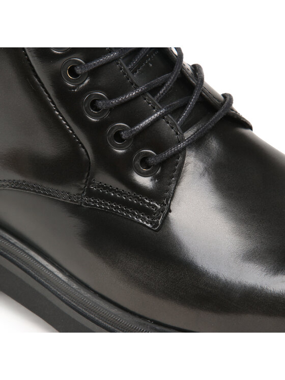 Calvin Klein Calvin Klein Ботуши Lace Up Boot HM0HM01028 Черен
